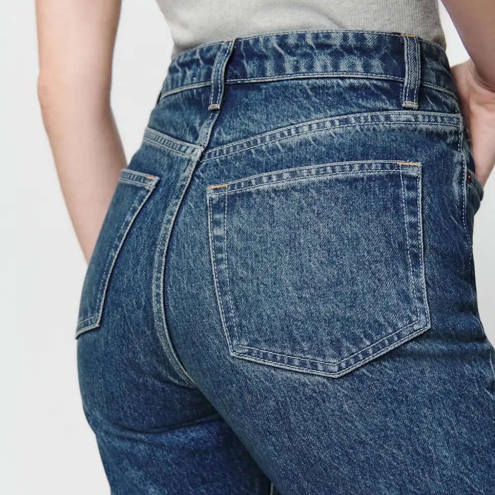 Reformation Cynthia High Rise Straight Jeans - Lanier Wash - Sz 28 - NWT - Picture 5 of 8